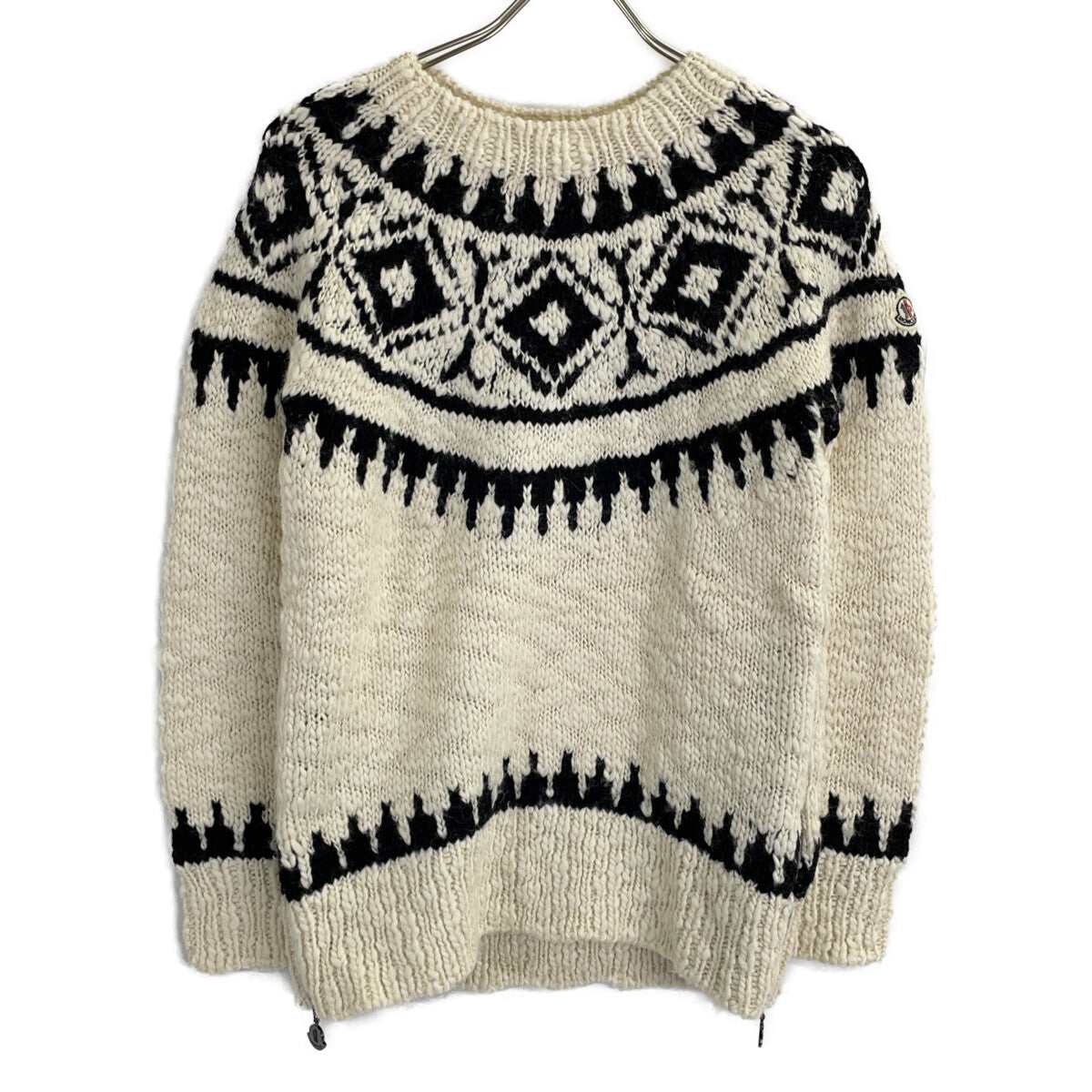MAGLIONE 羊毛侧拉链针织上衣 S
