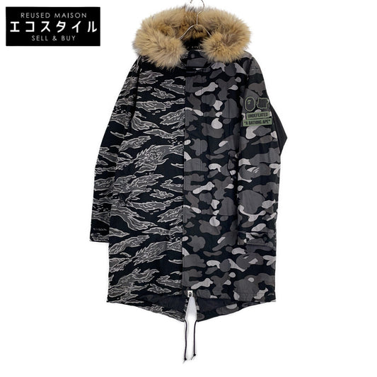 A BATHING APE アベイシングエイプ ×UNDEFEATED カモフラ M-51 モッズコート コート