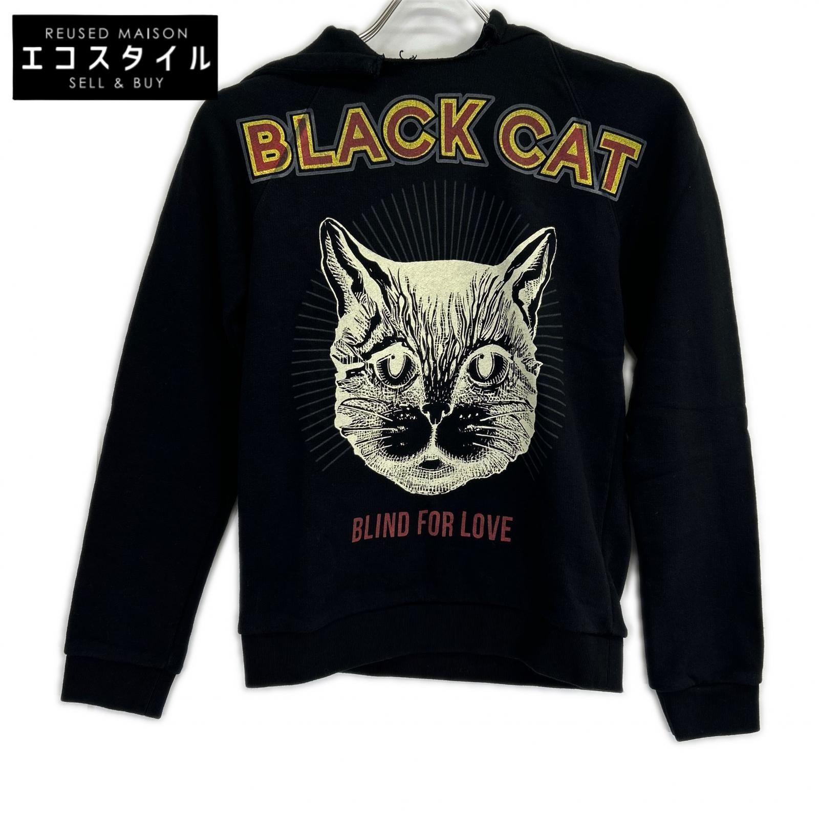 GUCCI グッチ 520775 ブラック ブラックキャット パーカー トップス