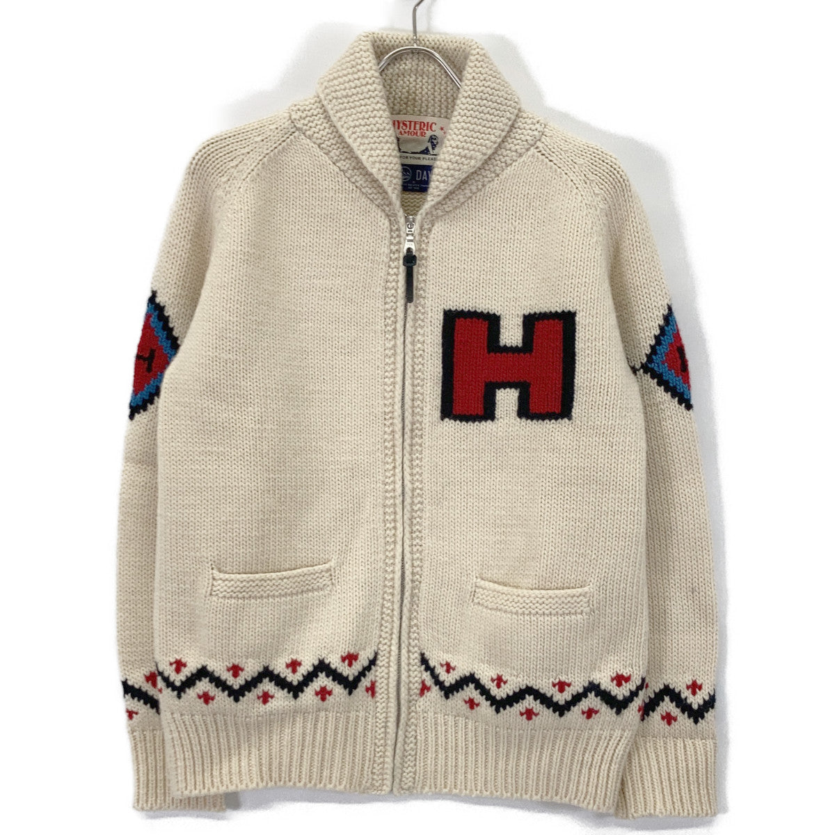 HYSTERIC GLAMOUR HYSTERIC GLAMOUR 02193ND03 ×GRANTED MISS HYSTERIC针织套头毛衣 开衫 上衣
