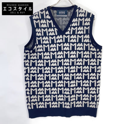 MUTA MARINE 210305 MM PATTERN Jacquard Knit Vest