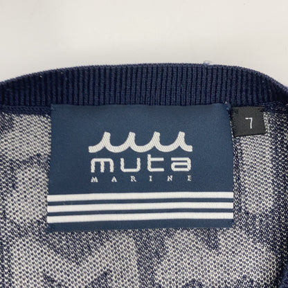 MUTA MARINE 210305 MM PATTERN Jacquard Knit Vest