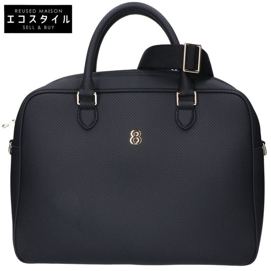 MUTA MARINE x Sobagni [Excellent Condition] Continua Japan-Made Ethical Synthetic Leather Perforated Briefcase Business Bag Briefcase