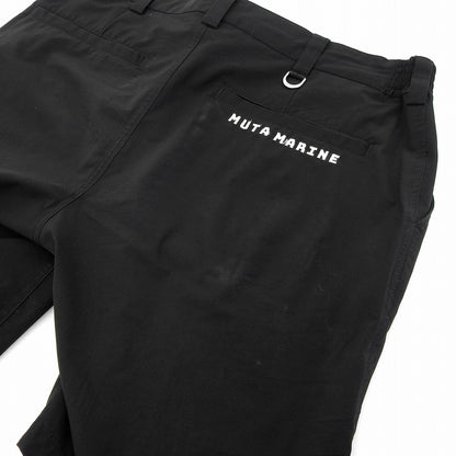 MUTA MARINE ムータマリーン ロゴ ハーフパンツ ボトムス メンズ ブラック 6 444093 ボトムス 6