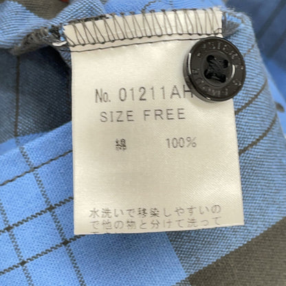 HYSTERIC GLAMOUR Hysteric Glamour 01211AH05 Blue SUPER HYS Embroidery Oversized Shirt Top