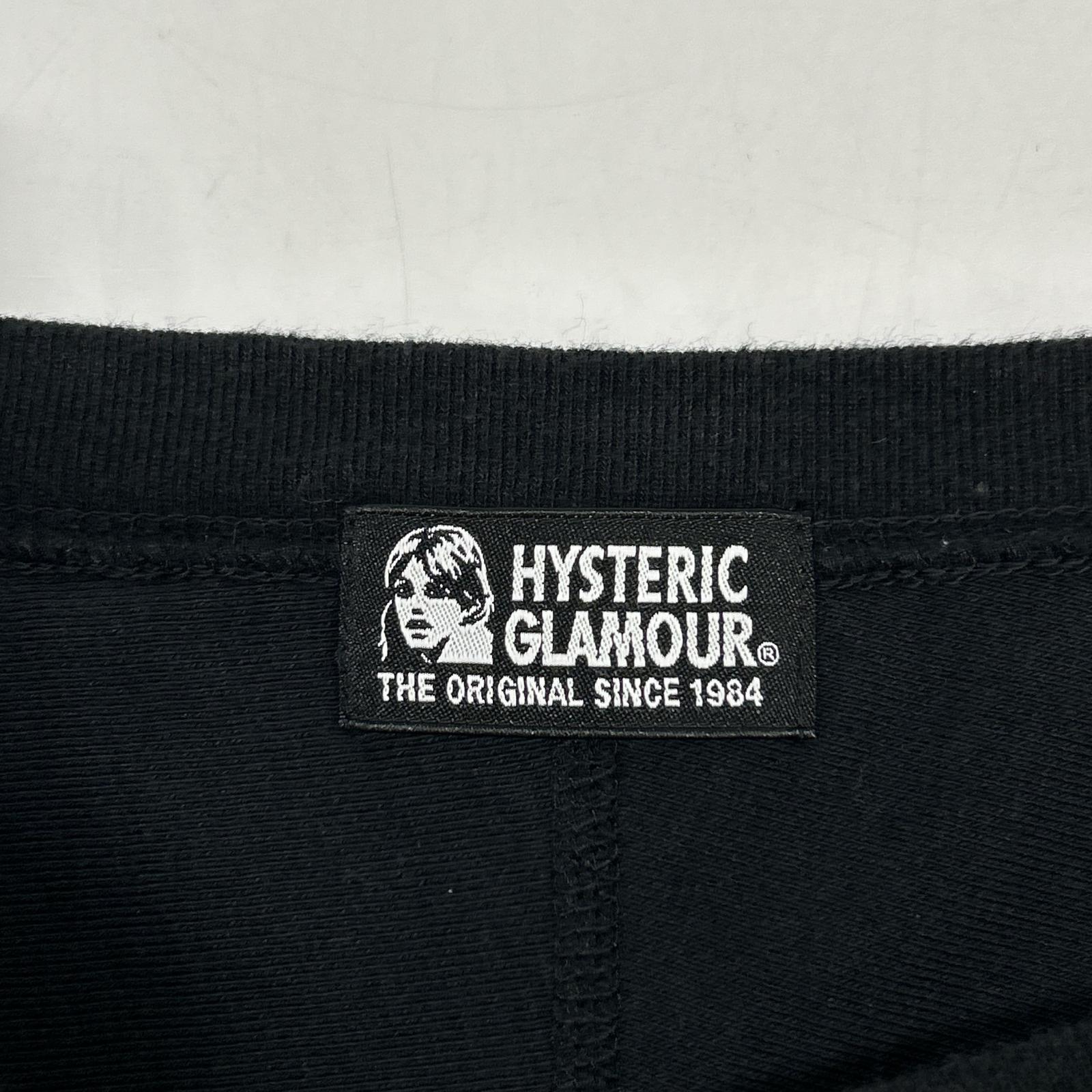 HYSTERIC GLAMOUR ヒステリックグラマー 01201CS02 ブラック パイル地 トップス トップス
