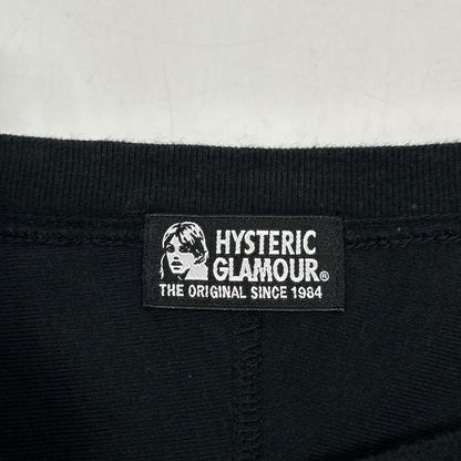 HYSTERIC GLAMOUR ヒステリックグラマー 01201CS02 ブラック パイル地 トップス トップス