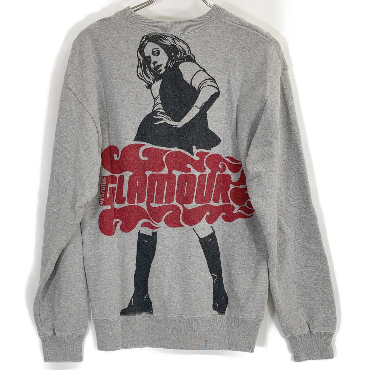 HYSTERIC GLAMOUR HYSTERIC GLAMOUR 02203CS14 灰色 VIXEN GIRL 运动衫 上衣