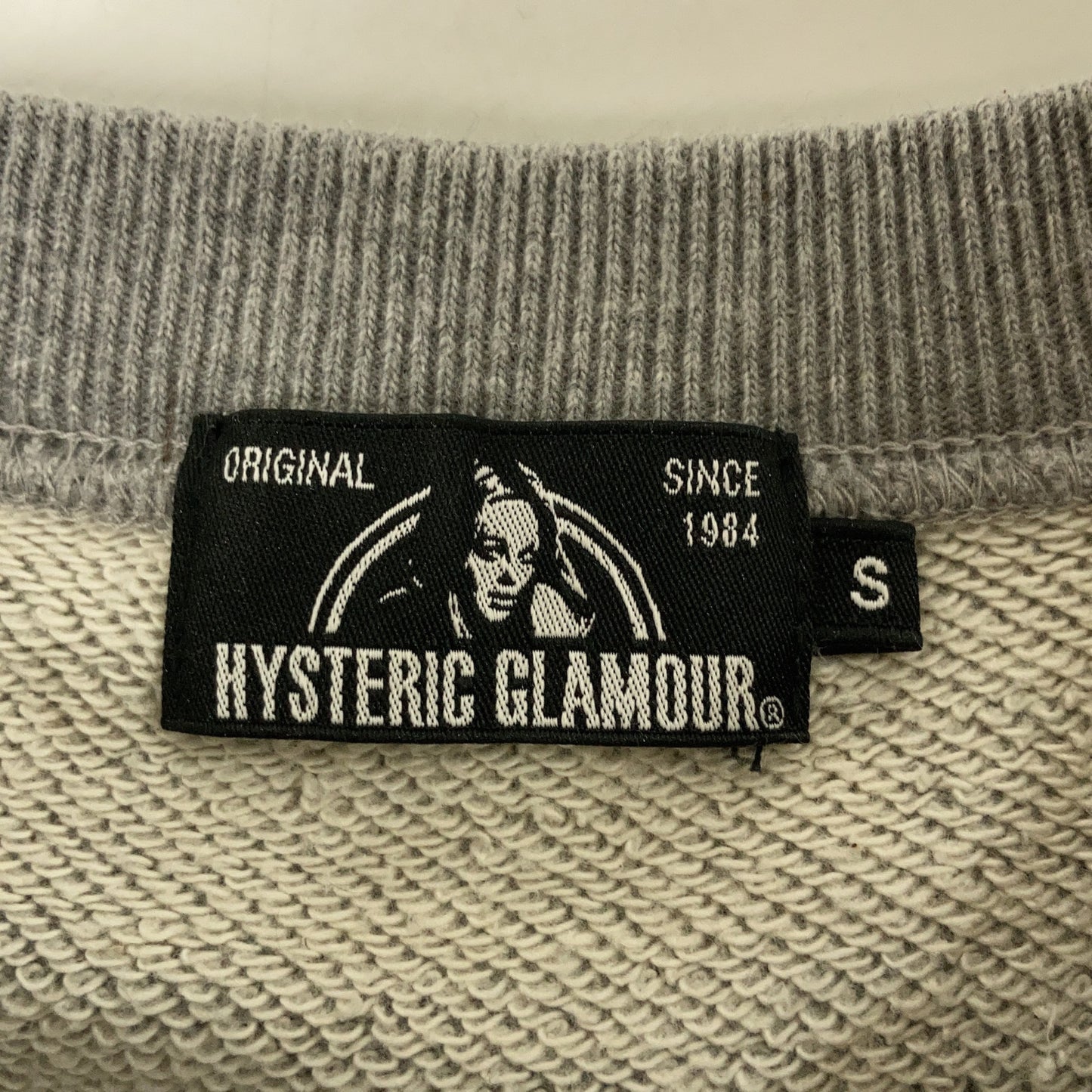 HYSTERIC GLAMOUR HYSTERIC GLAMOUR 02203CS14 灰色 VIXEN GIRL 运动衫 上衣