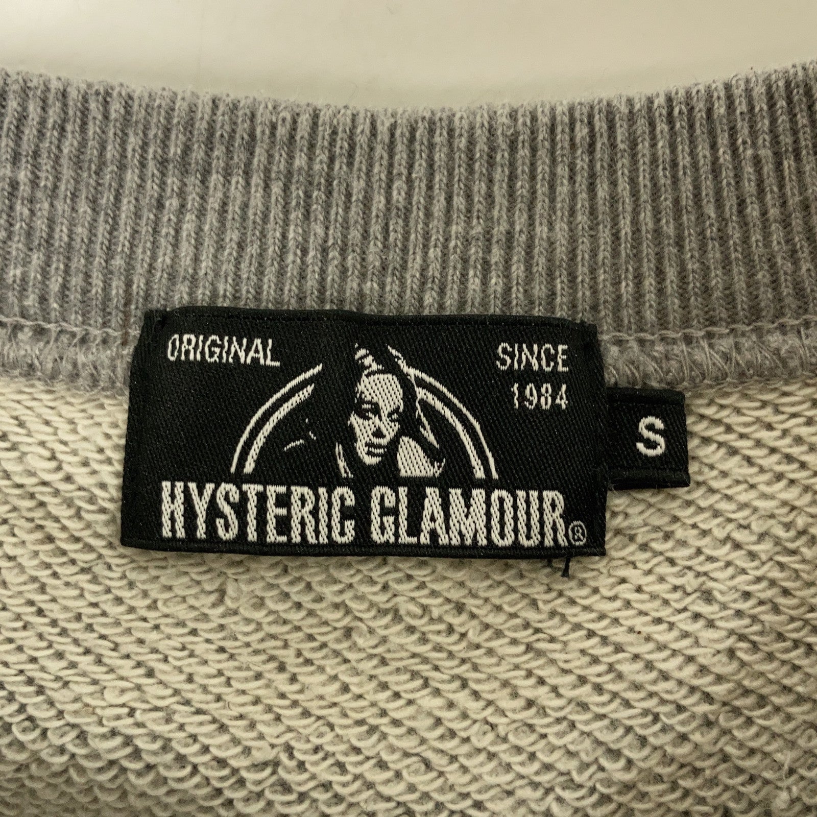 HYSTERIC GLAMOUR HYSTERIC GLAMOUR 02203CS14 灰色 VIXEN GIRL 运动衫 上衣