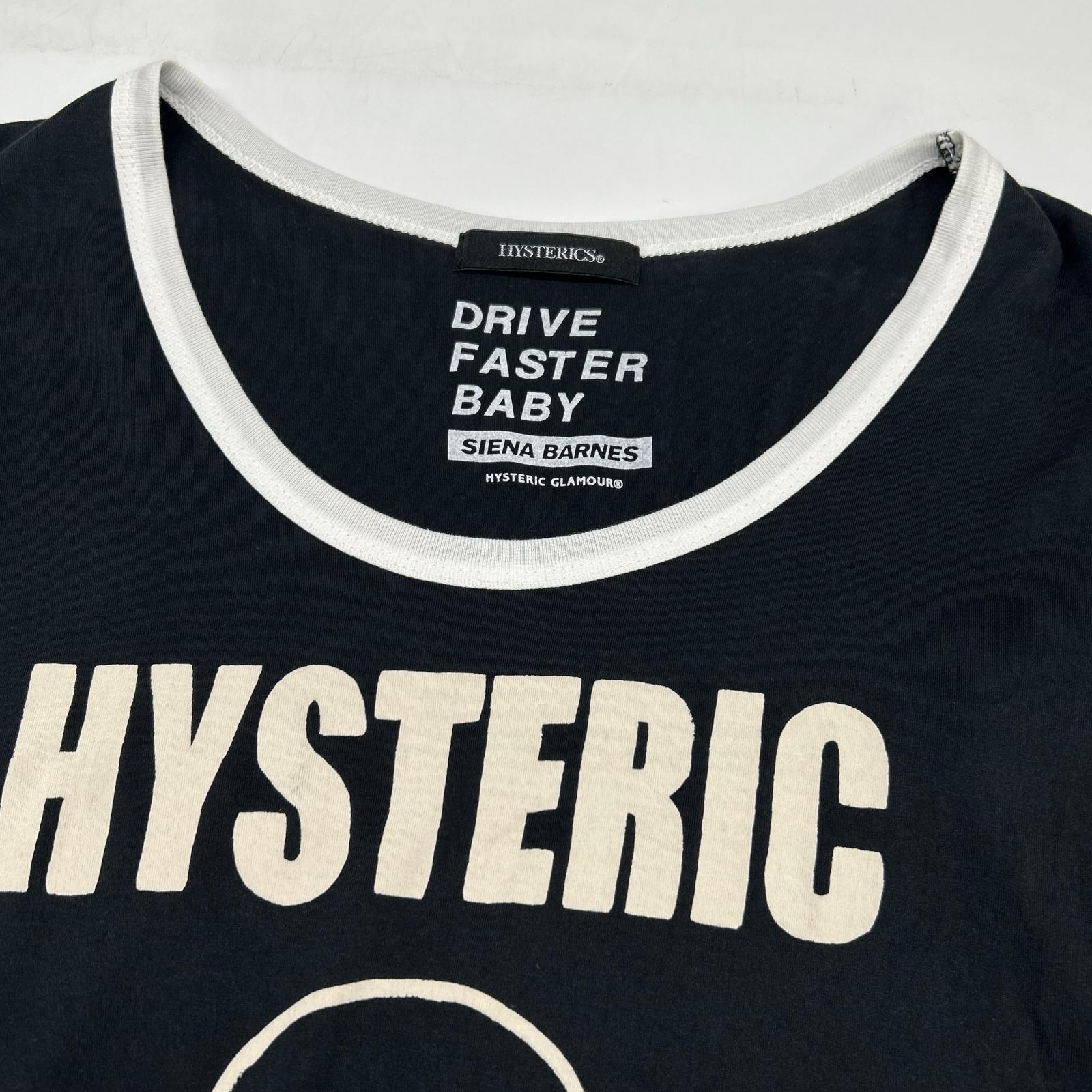 HYSTERIC GLAMOUR ヒステリックグラマー 05221CT03 ブラック SB HYS ROCK Tシャツ トップス