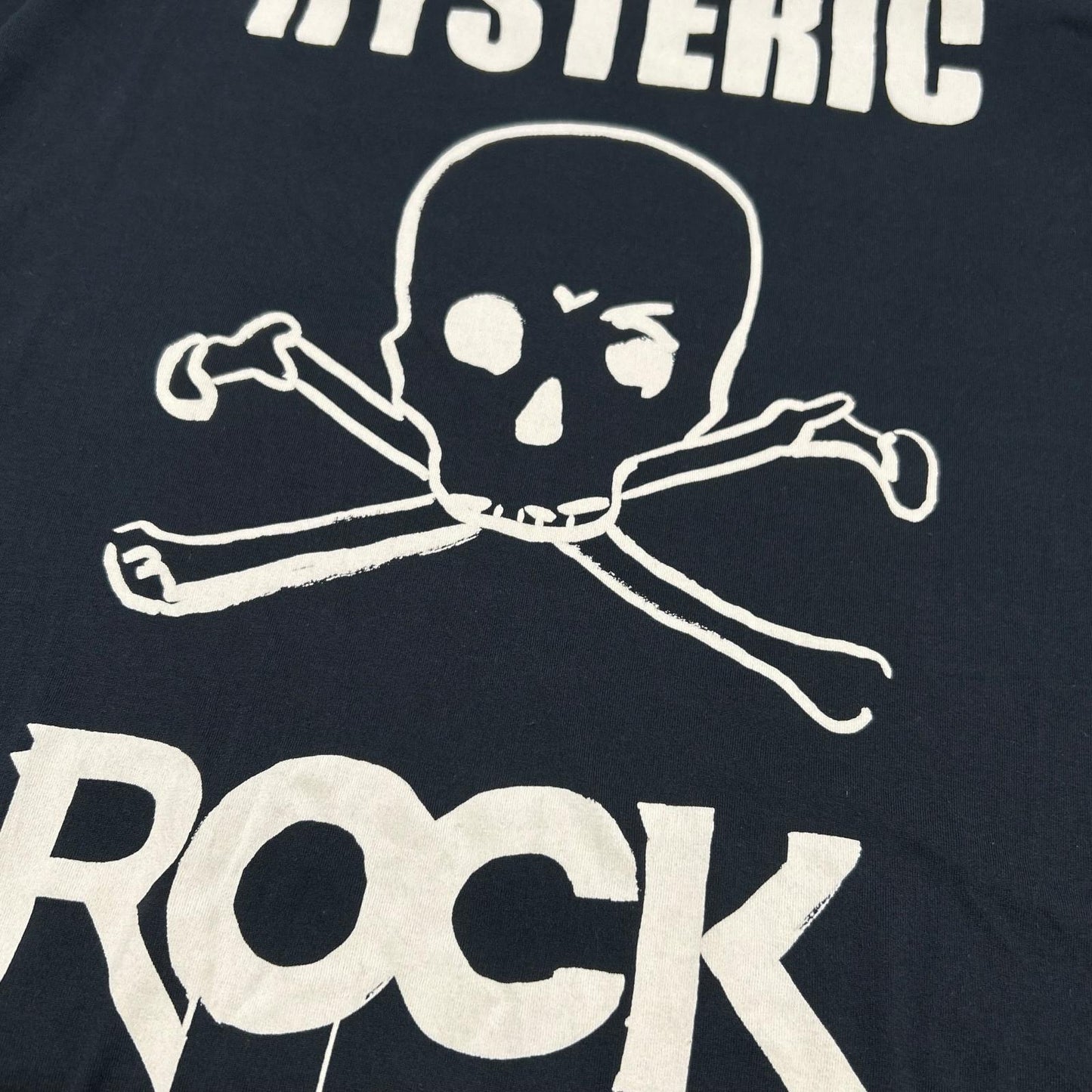 HYSTERIC GLAMOUR ヒステリックグラマー 05221CT03 ブラック SB HYS ROCK Tシャツ トップス