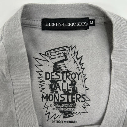 HYSTERIC GLAMOUR ヒステリックグラマー グレー DESTROY ALL MONSTERS DOPPELGANGER Tシャツ トップス