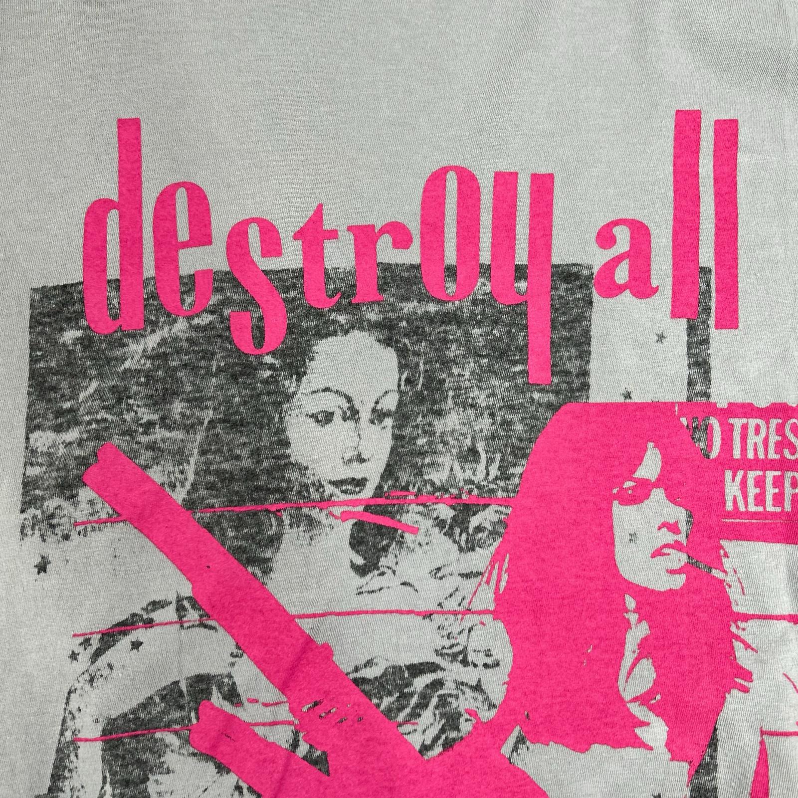 HYSTERIC GLAMOUR ヒステリックグラマー グレー DESTROY ALL MONSTERS DOPPELGANGER Tシャツ トップス