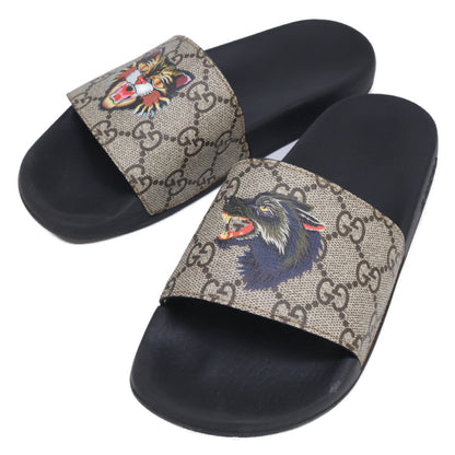 GUCCI 508811 GG Supreme Angry Cat Slide Sandals Shoes