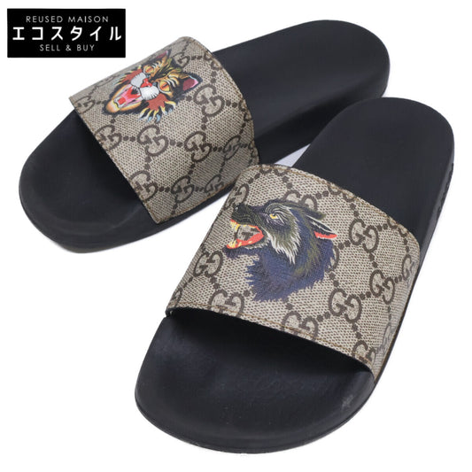 GUCCI グッチ 508811 GGスプリーム アングリーキャット スライドサンダル シューズ