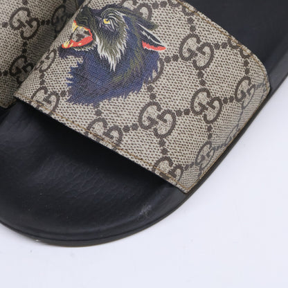 GUCCI 508811 GG Supreme Angry Cat Slide Sandals Shoes