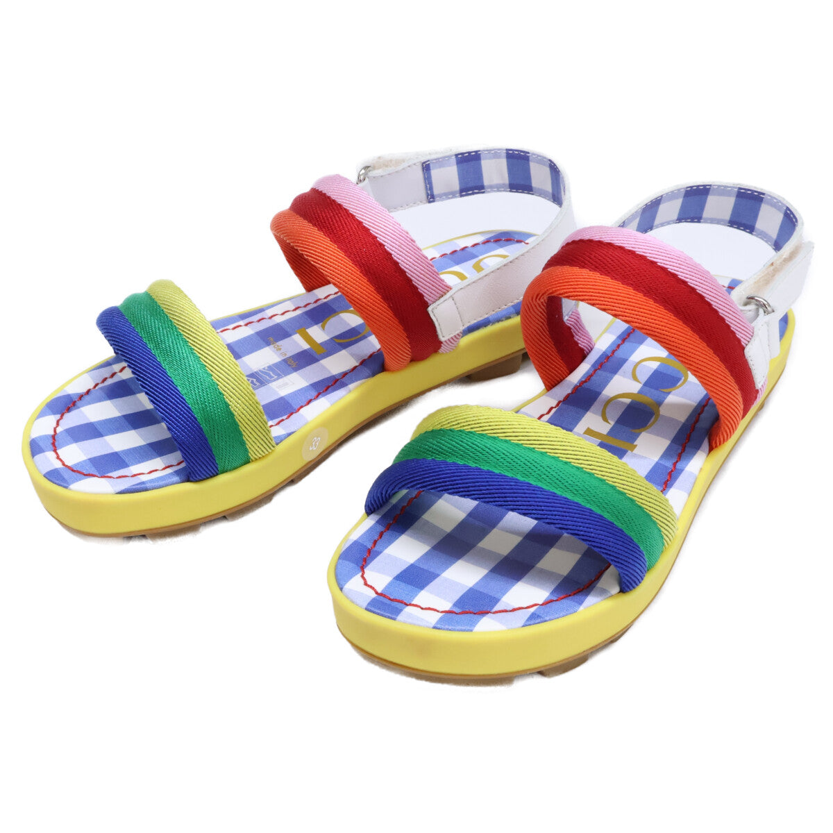 GUCCI グッチ レインボーストラップ サンダル シューズ