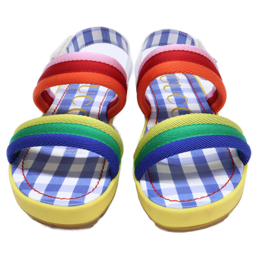 GUCCI グッチ レインボーストラップ サンダル シューズ