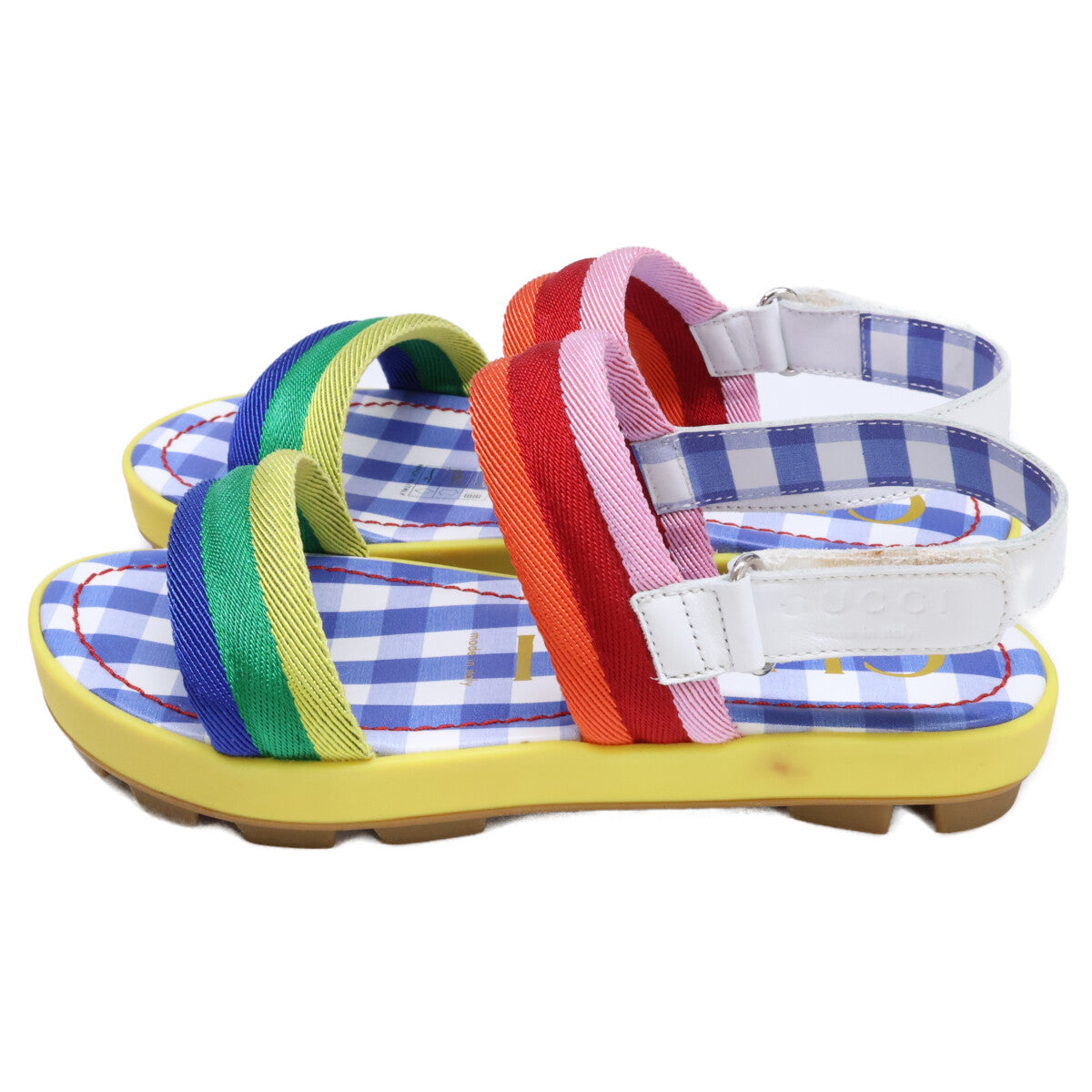 GUCCI グッチ レインボーストラップ サンダル シューズ