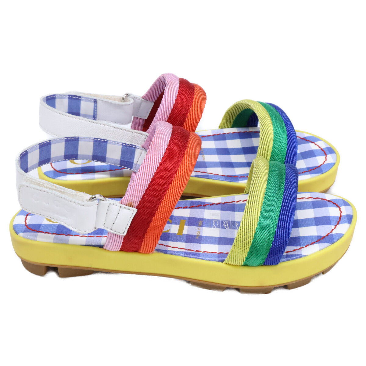 GUCCI グッチ レインボーストラップ サンダル シューズ