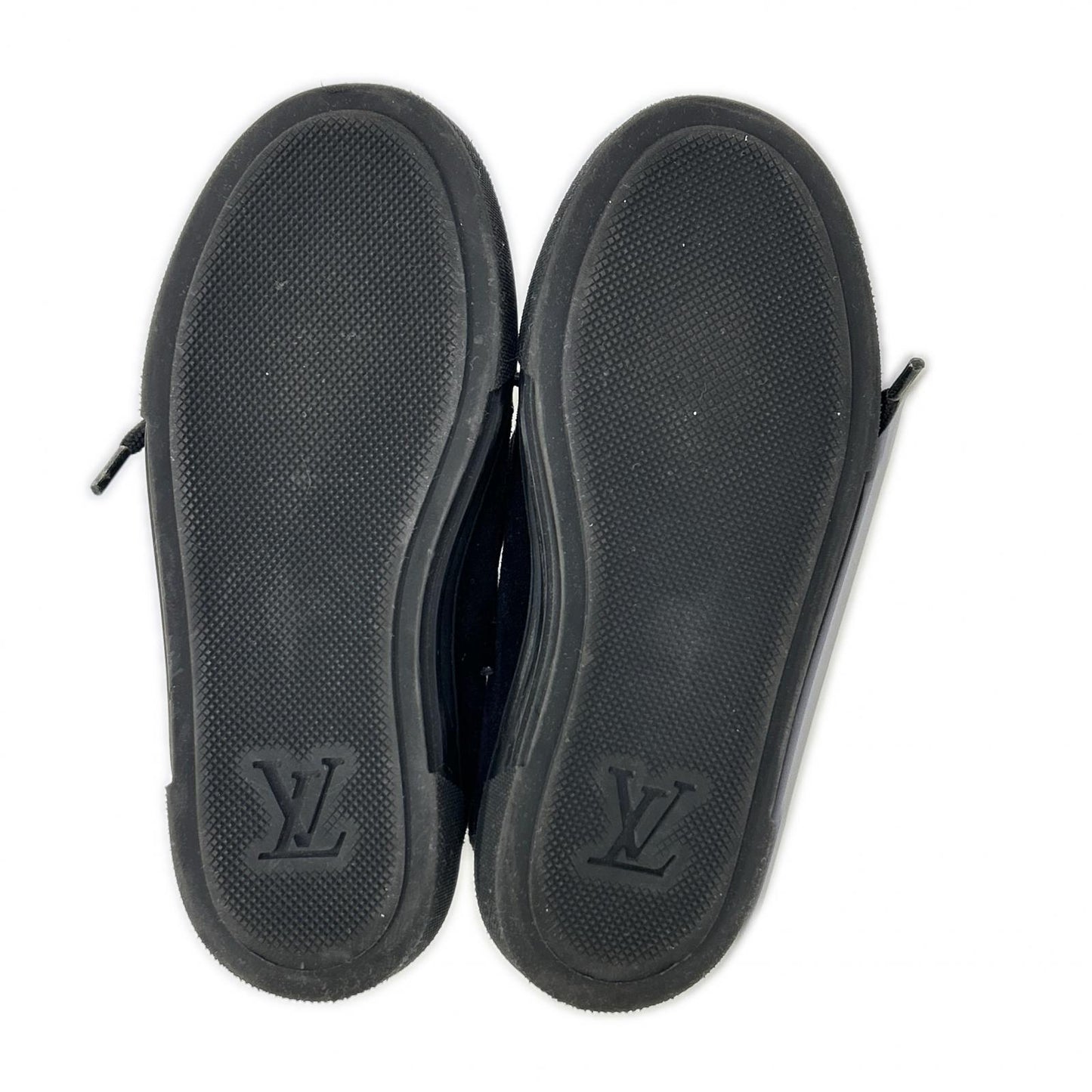 LOUIS VUITTON ルイヴィトン パテント/ファブリック ハイカット スニーカー シューズ