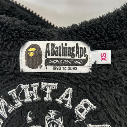 A BATHING APE アベイシングエイプ 001LJE702020X ブラック BOA TIGER SHARK フルジップフーディー トップス