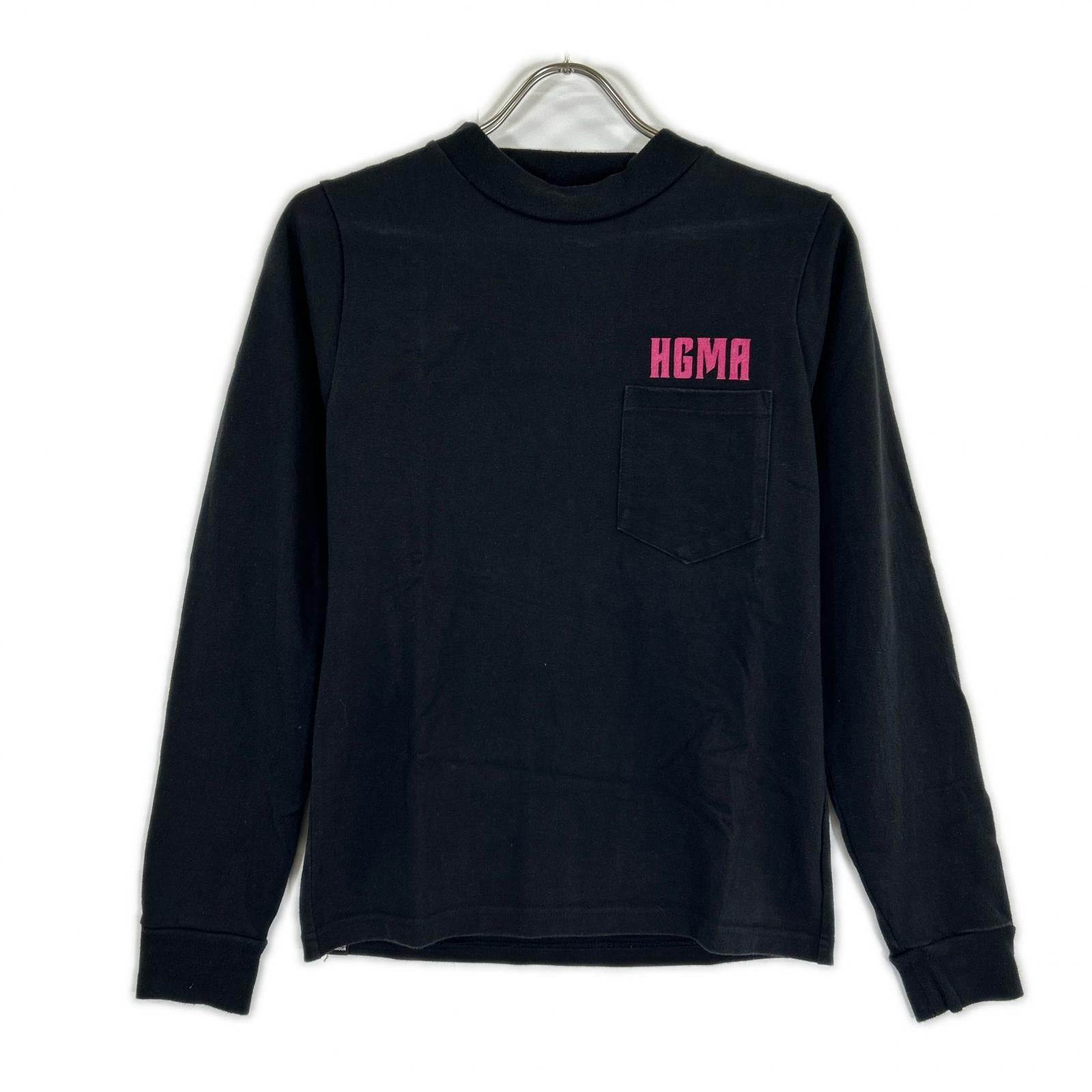 HYSTERIC GLAMOUR ヒステリックグラマー 0153CL08 ブラック×ピンク ヒステリックガール ロングTシャツ トップス