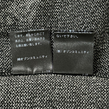 HYSTERICS Hysterics 0553ND01 Black Musical Note Cardigan Top