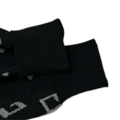 HYSTERICS Hysterics 0553ND01 Black Musical Note Cardigan Top