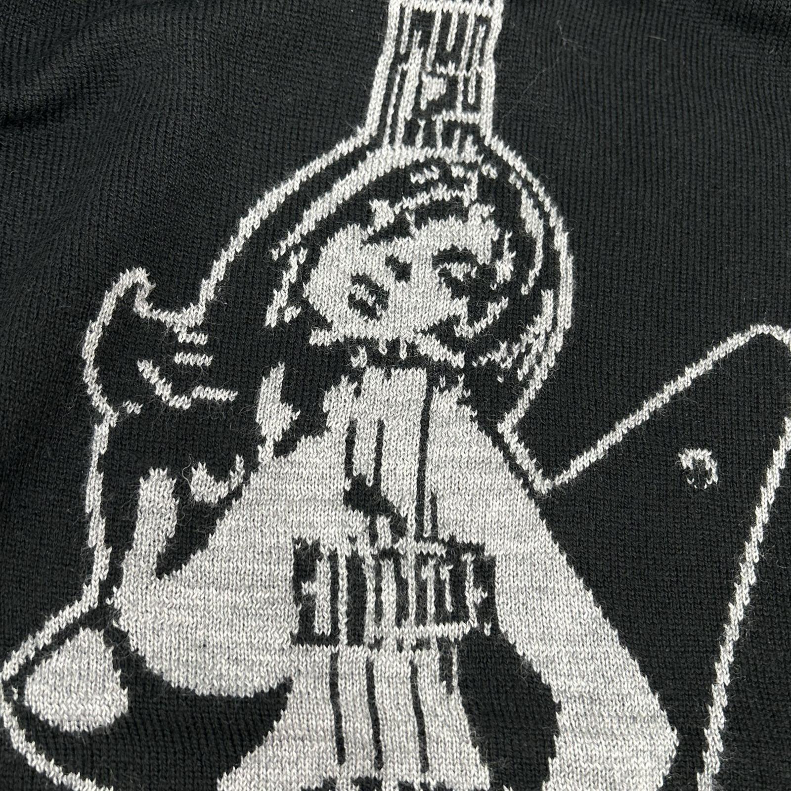HYSTERIC GLAMOUR ヒステリックグラマー 0153NS10 ブラック ギターガール セーター トップス