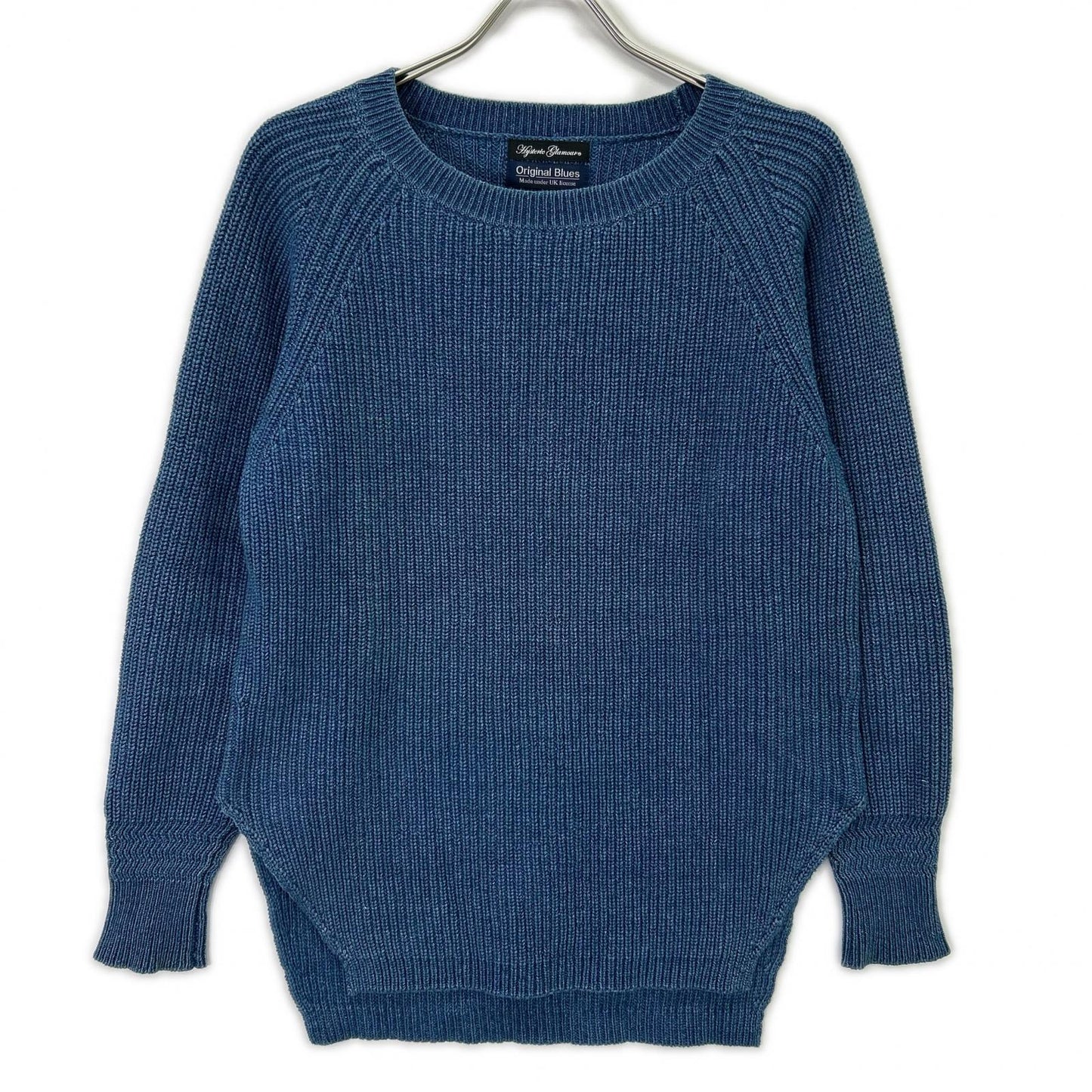 HYSTERIC GLAMOUR ヒステリックグラマー 0153NS01 オリジナルブルース サイドスリット セーター トップス