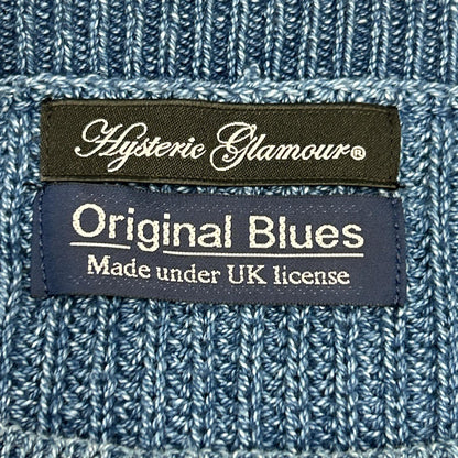 HYSTERIC GLAMOUR ヒステリックグラマー 0153NS01 オリジナルブルース サイドスリット セーター トップス
