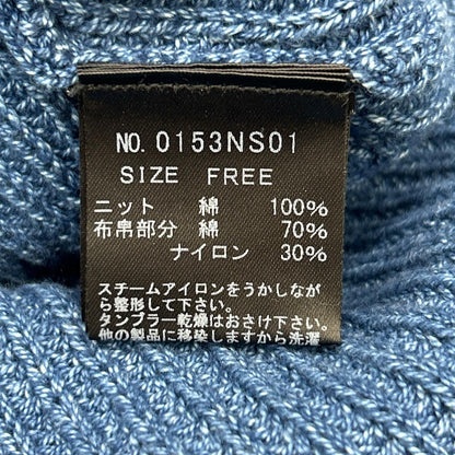 HYSTERIC GLAMOUR ヒステリックグラマー 0153NS01 オリジナルブルース サイドスリット セーター トップス