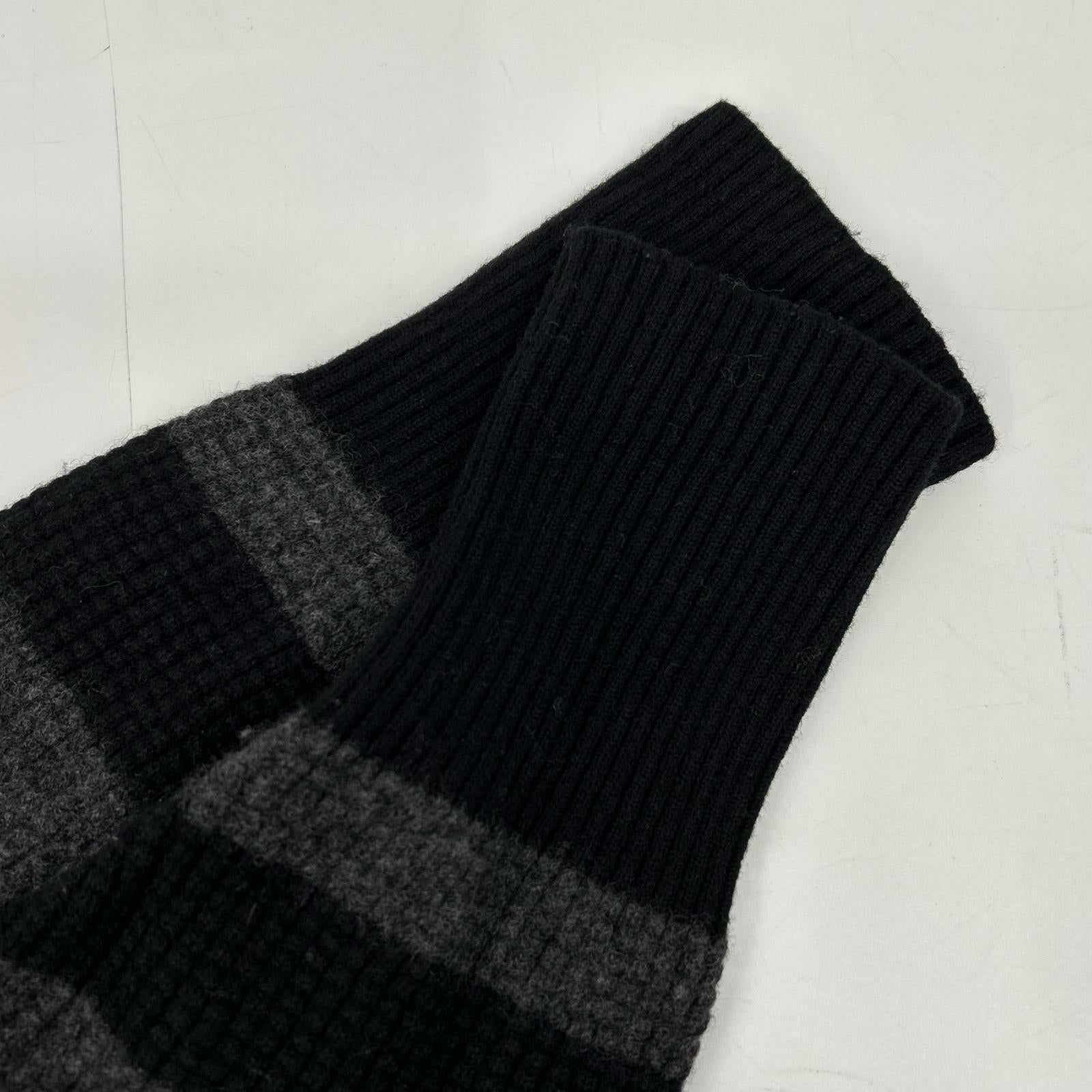 HYSTERICS ヒステリックス 0553NS02 ブラック×グレー ボーダー セーター トップス