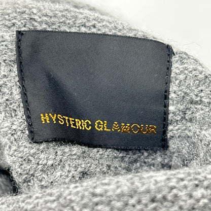 HYSTERIC GLAMOUR Hysteric Glamour 0163NO02 Gray High-Neck Wool One-Piece Top