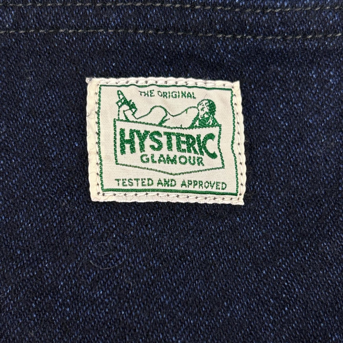 HYSTERIC GLAMOUR HYSTERIC GLAMOUR 0163AS01 蓝色 高腰背带裤 连体裤 M