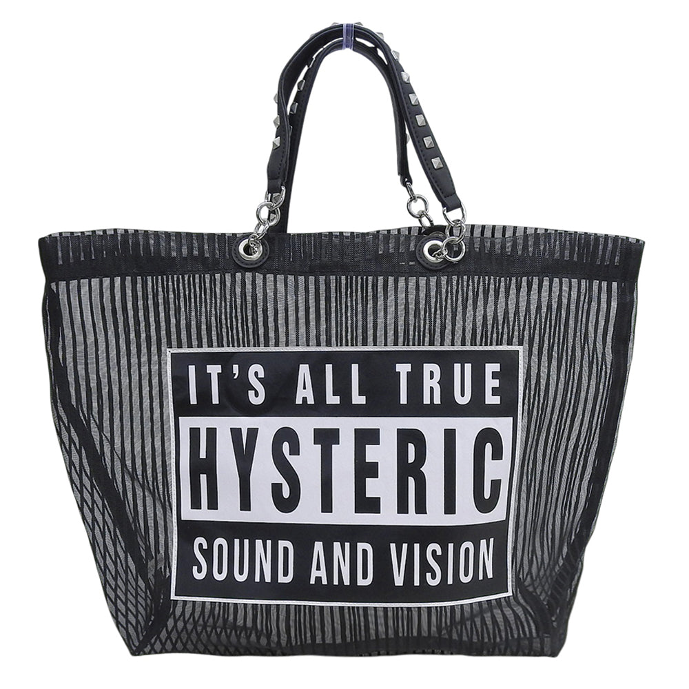 (*)様 美品　HYSTERIC GLAMOUR スタッズトートバッグ HYSTERIC GLAMOUR ヒステリックグラマー スタッズハンドル ADVISORY
