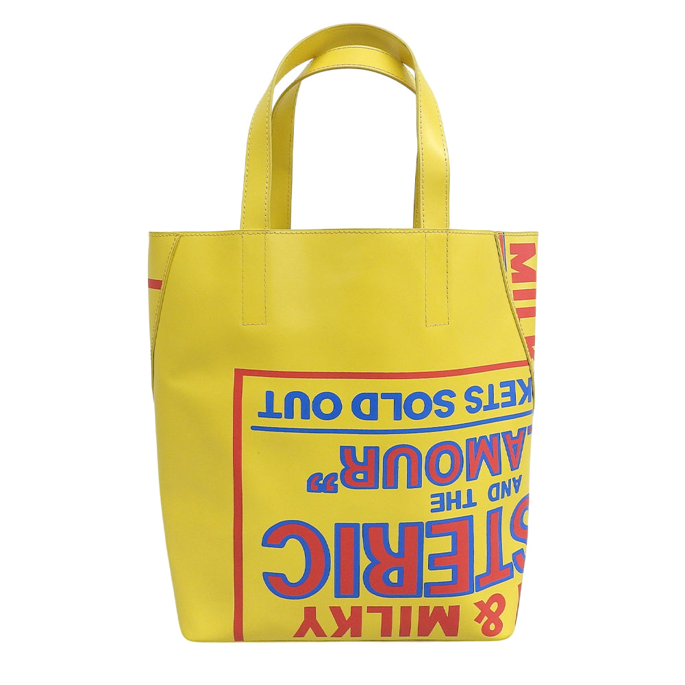 HYSTERIC GLAMOUR HYSTERIC GLAMOUR DIZZA & MILKY Tote Bag Yellow Tote Bag