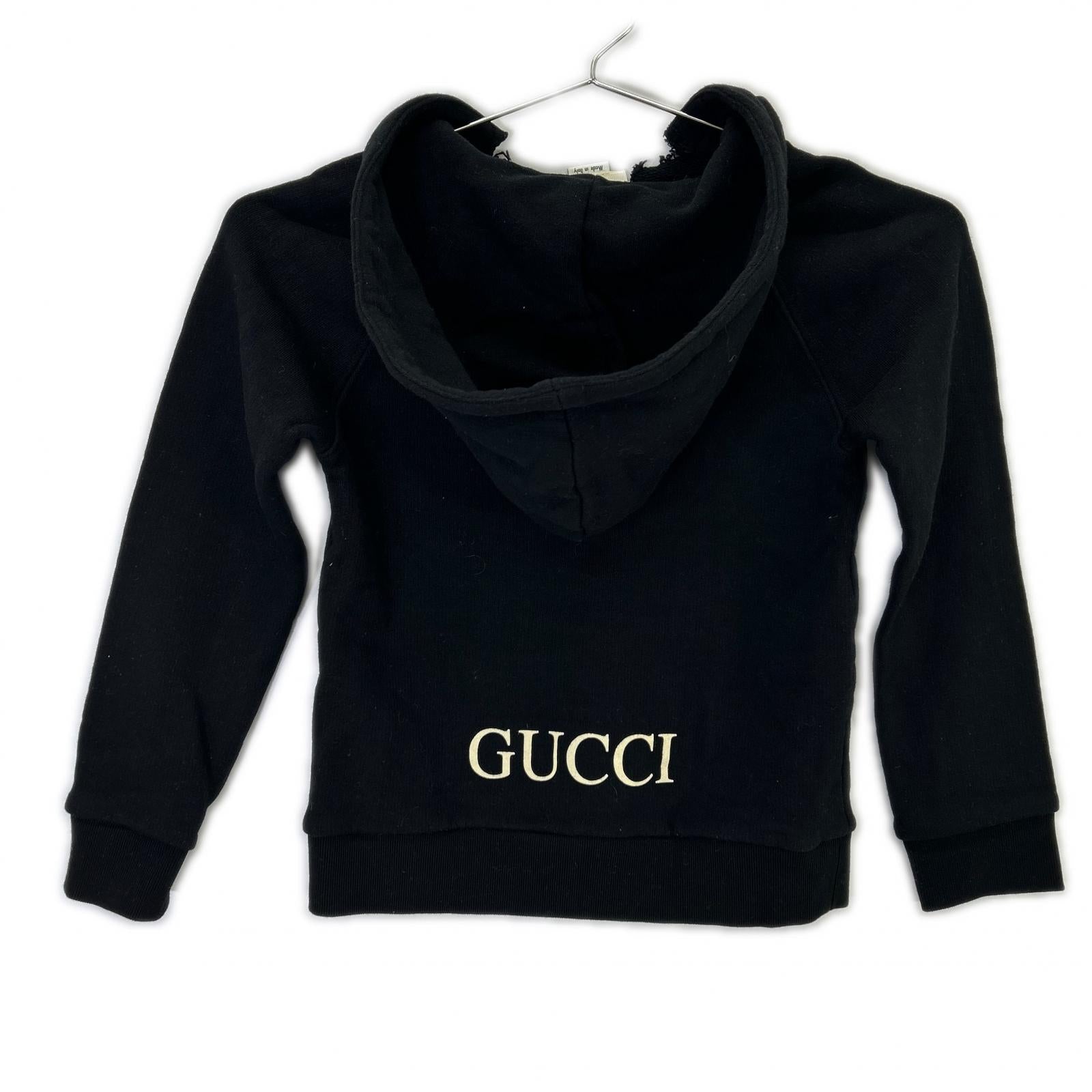 GUCCI グッチ 520775 ブラックキャット フーディー パーカー トップス