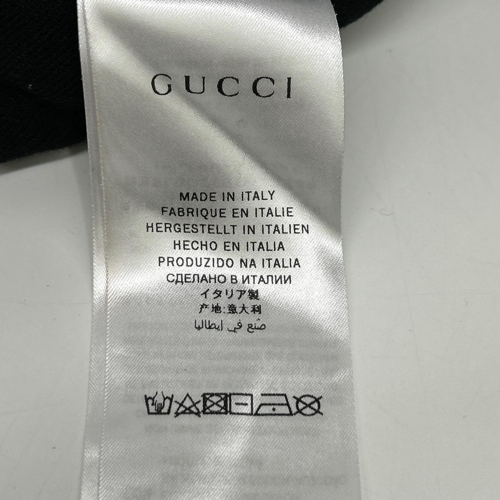 GUCCI グッチ 520775 ブラックキャット フーディー パーカー トップス