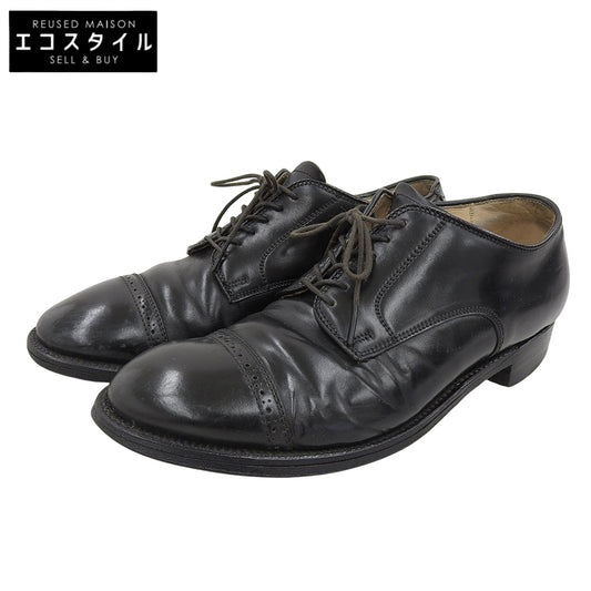 Alden オールデン 56251 パンチドキャップトゥ ブラック コードバン シューズ メンズ 7 シューズ