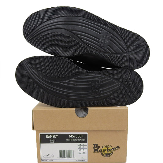 Dr.Martens ドクターマーチン 新品同様 RAMSEY ラムジー クリーパーシューズ メンズ ブラック 6 シューズ