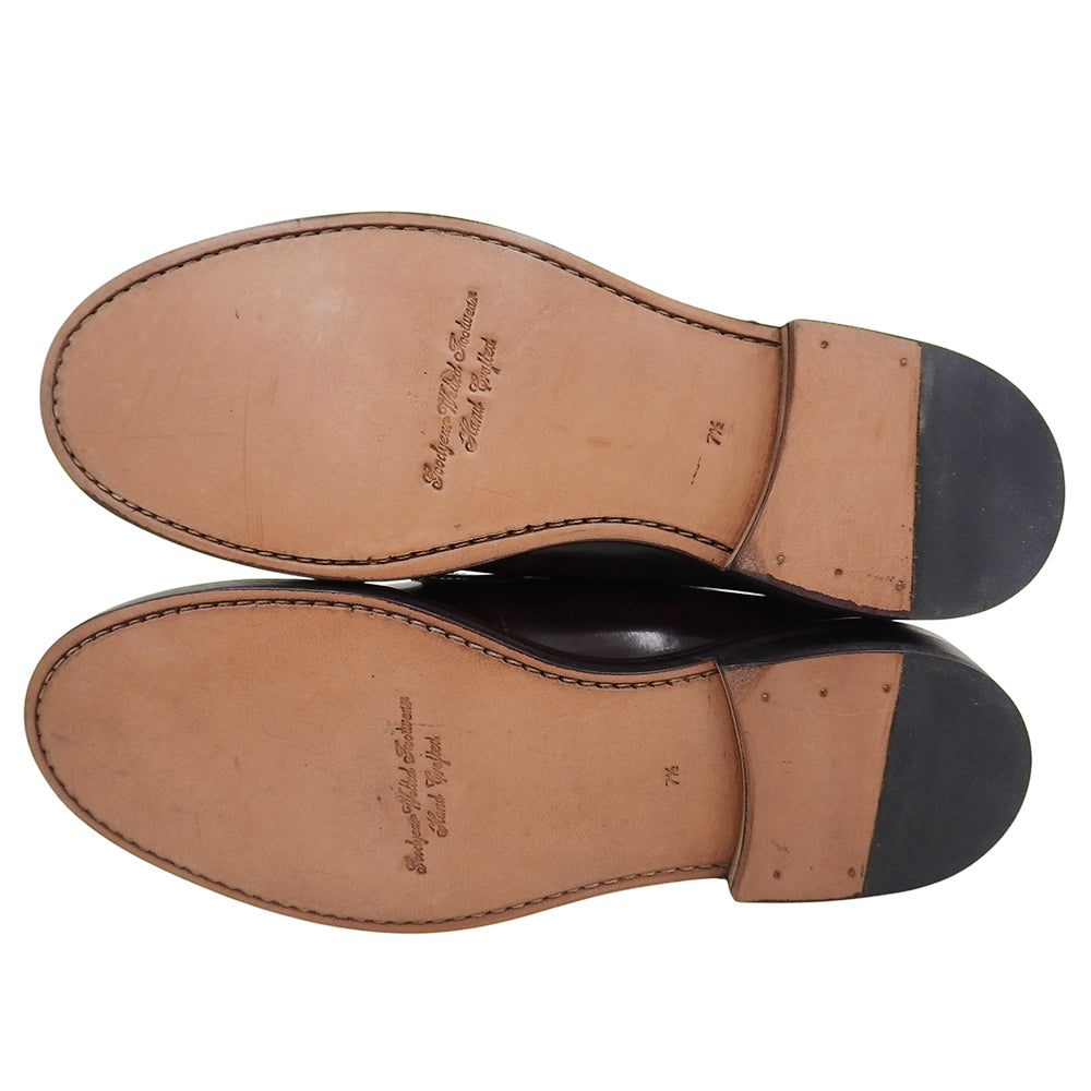 BEAMS ビームス 美品 viento american プレーントゥ シューズ メンズ バーガンディ 7 1/2 シューズ