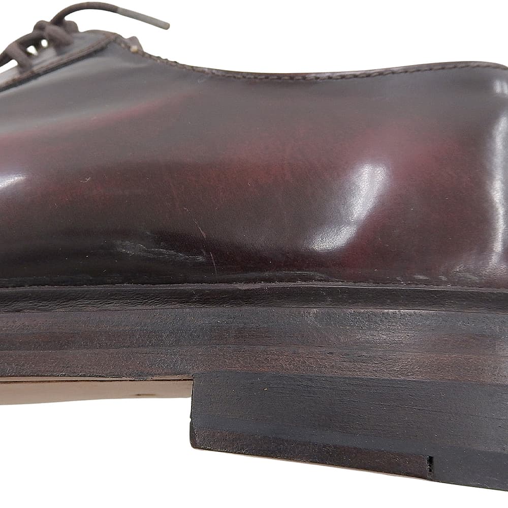 BEAMS ビームス 美品 viento american プレーントゥ シューズ メンズ バーガンディ 7 1/2 シューズ