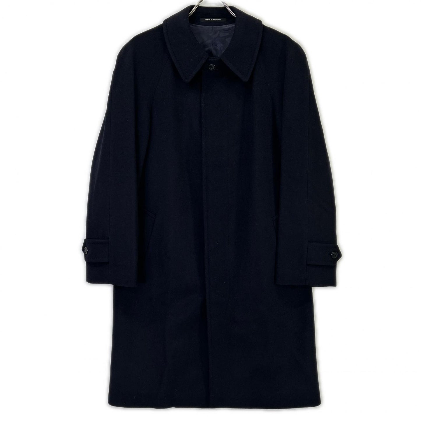 BEAMS F BEAMS F 海军蓝 羊绒35% 翻领 大衣 外套 34