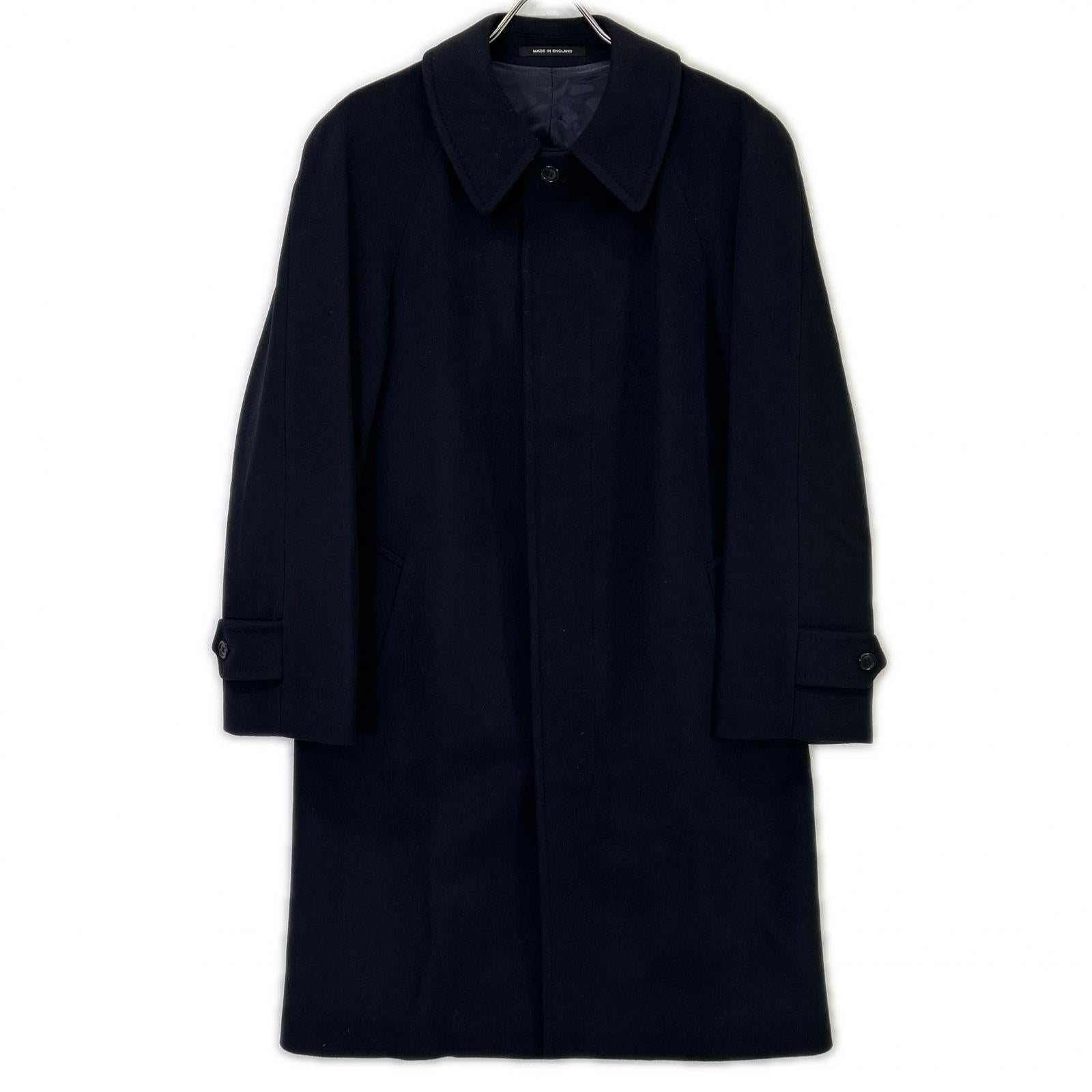 BEAMS F BEAMS F 海军蓝 羊绒35% 翻领 大衣 外套 34