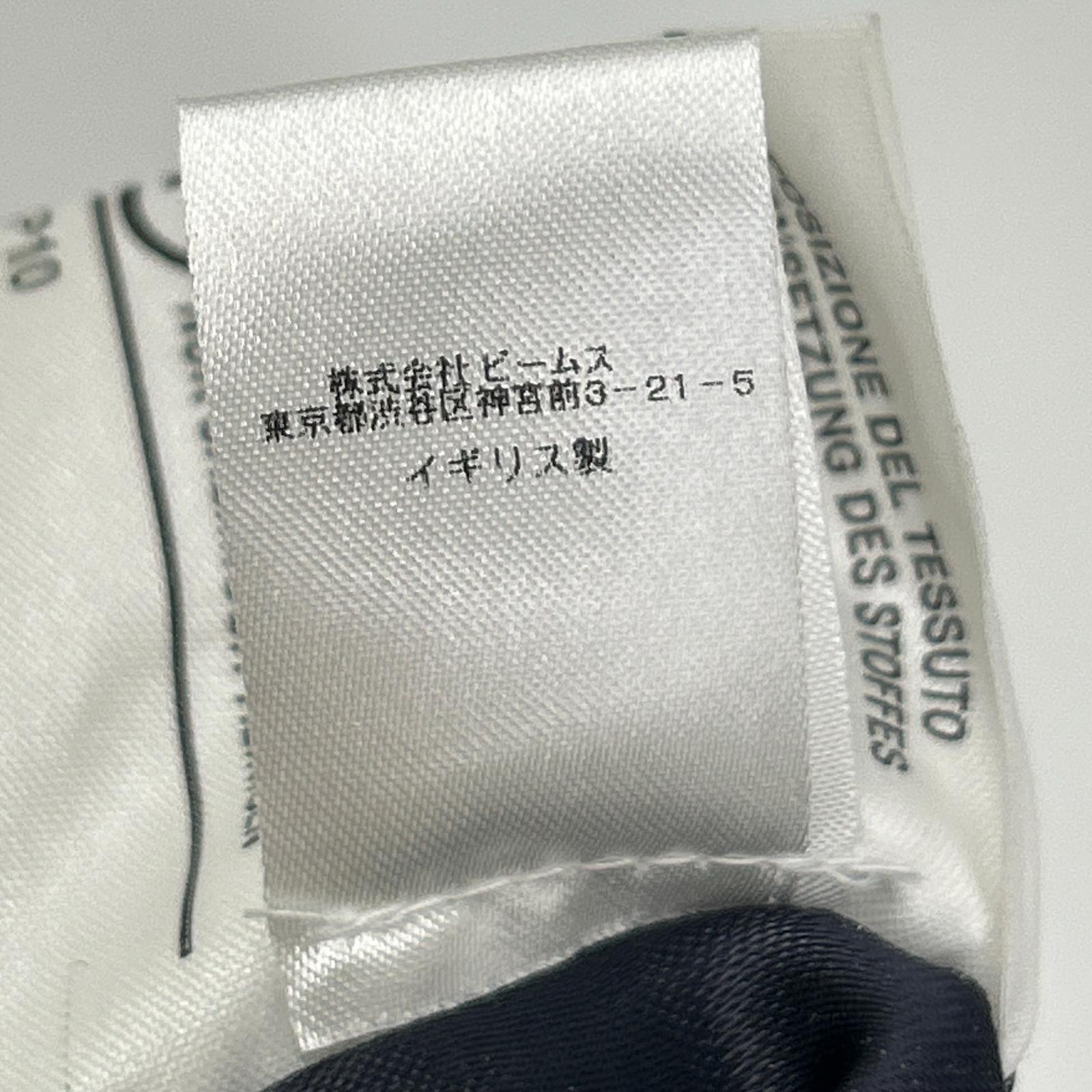 BEAMS F BEAMS F 海军蓝 羊绒35% 翻领 大衣 外套 34
