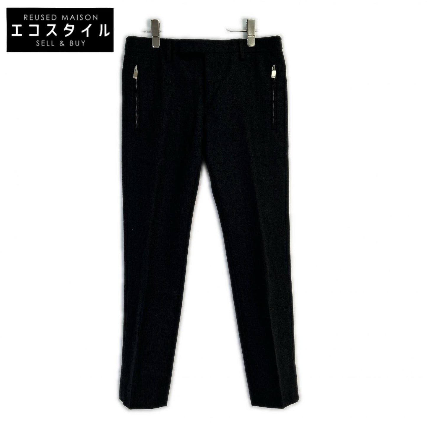 SAINT LAURENT PARIS 2013 329946 Black Slacks Bottoms