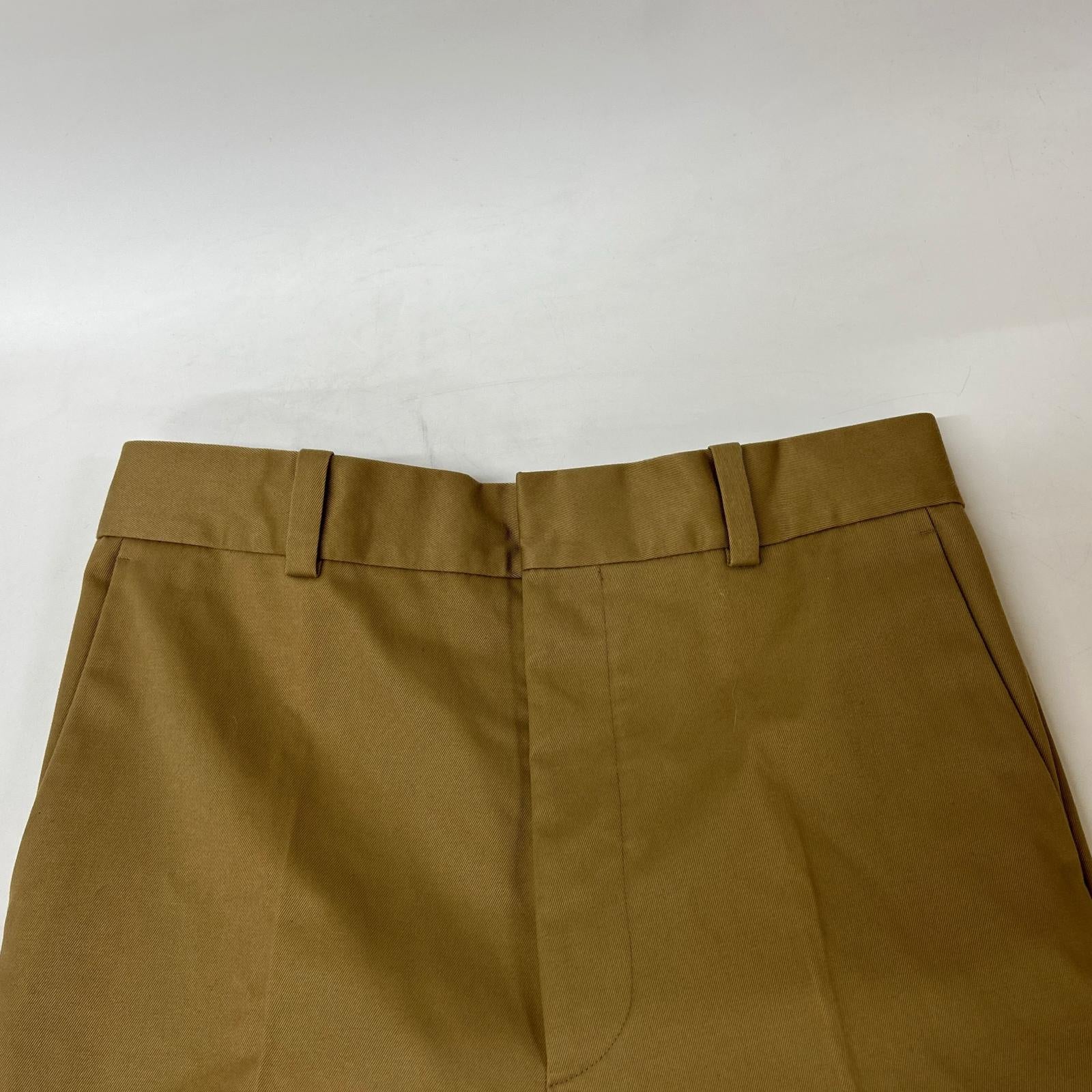 BALENCIAGA バレンシアガ 460037 ブラウン コットン パンツ　17ss ボトムス